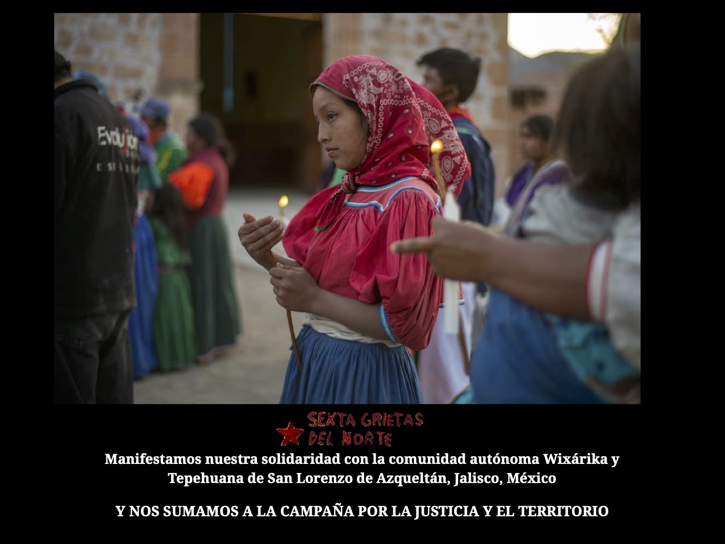 En este momento estás viendo Comunicado en solidaridad con la comunidad autónoma wixáritari y tepehuana de San Lorenzo de Azqueltán, Jalisco, México