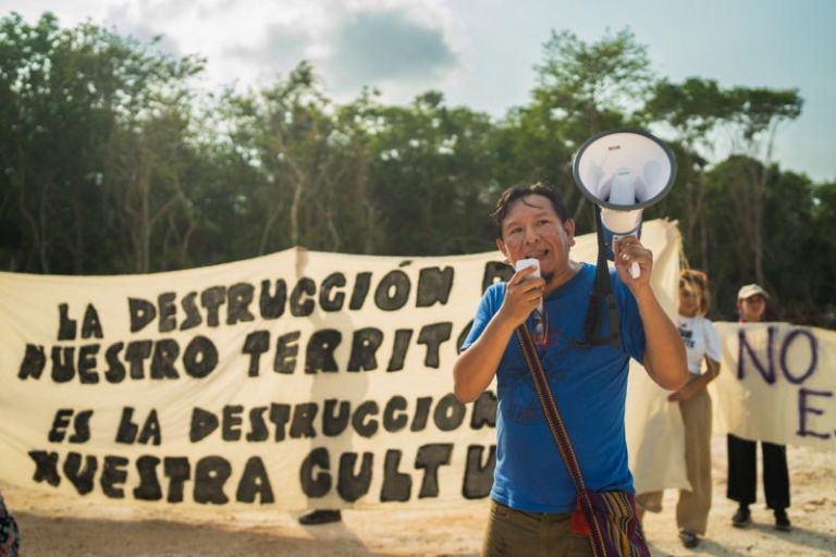 Read more about the article Day 8. Felipe Carrillo Puerto, Quintana Roo. Selva Maya devastated by the Mayan Train